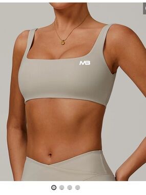 MB Buttery Soft Sports Bra — Sand